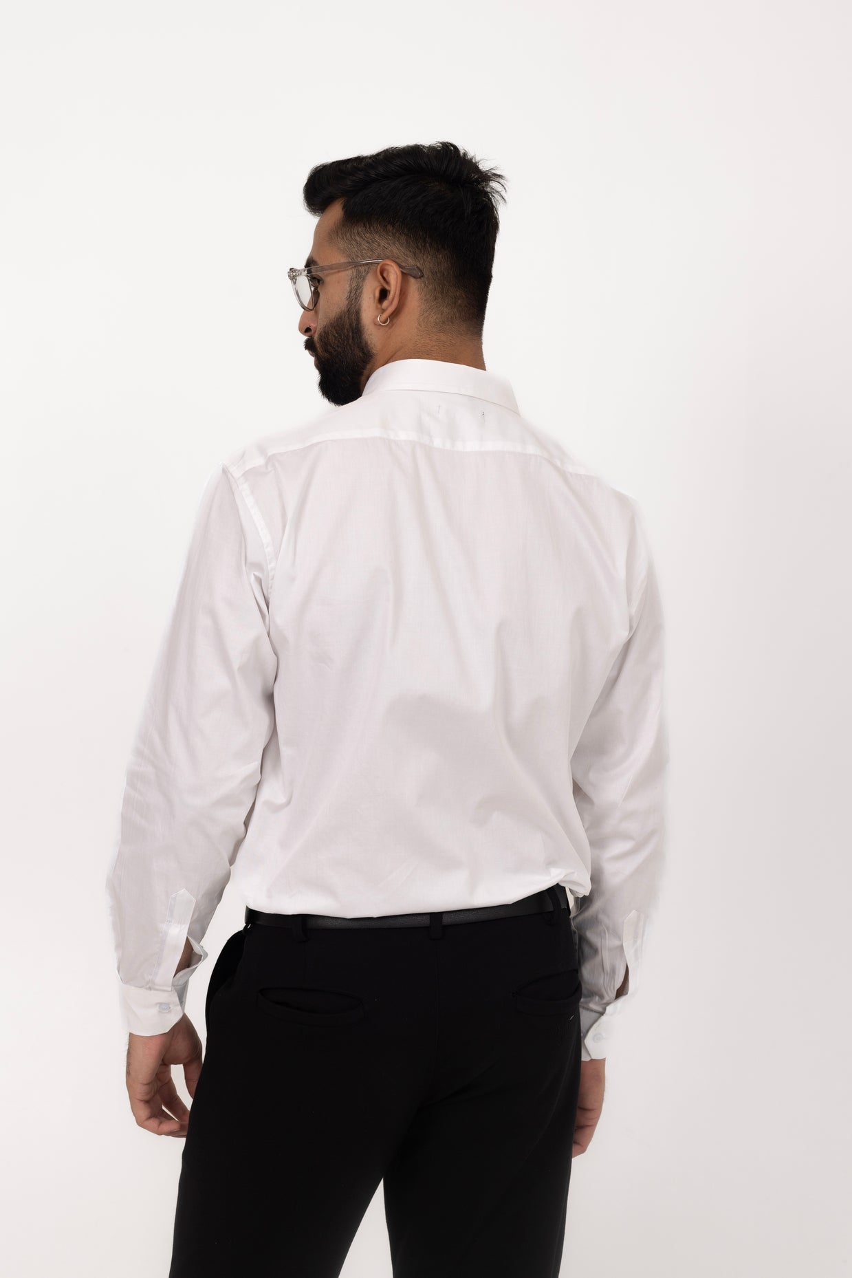 White Shirt in Giza Cotton