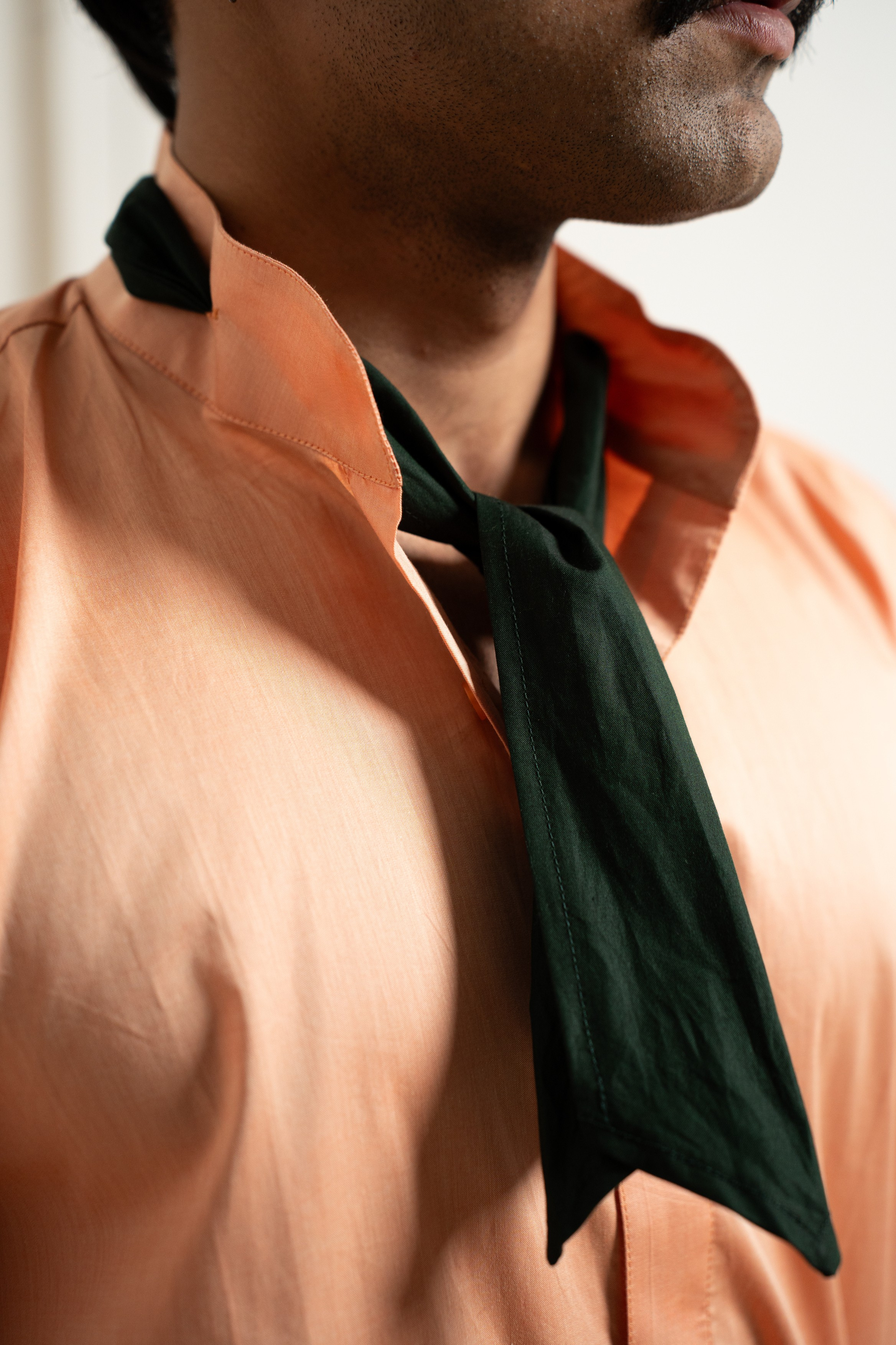 “Stardom” Orange Cotton Shirt