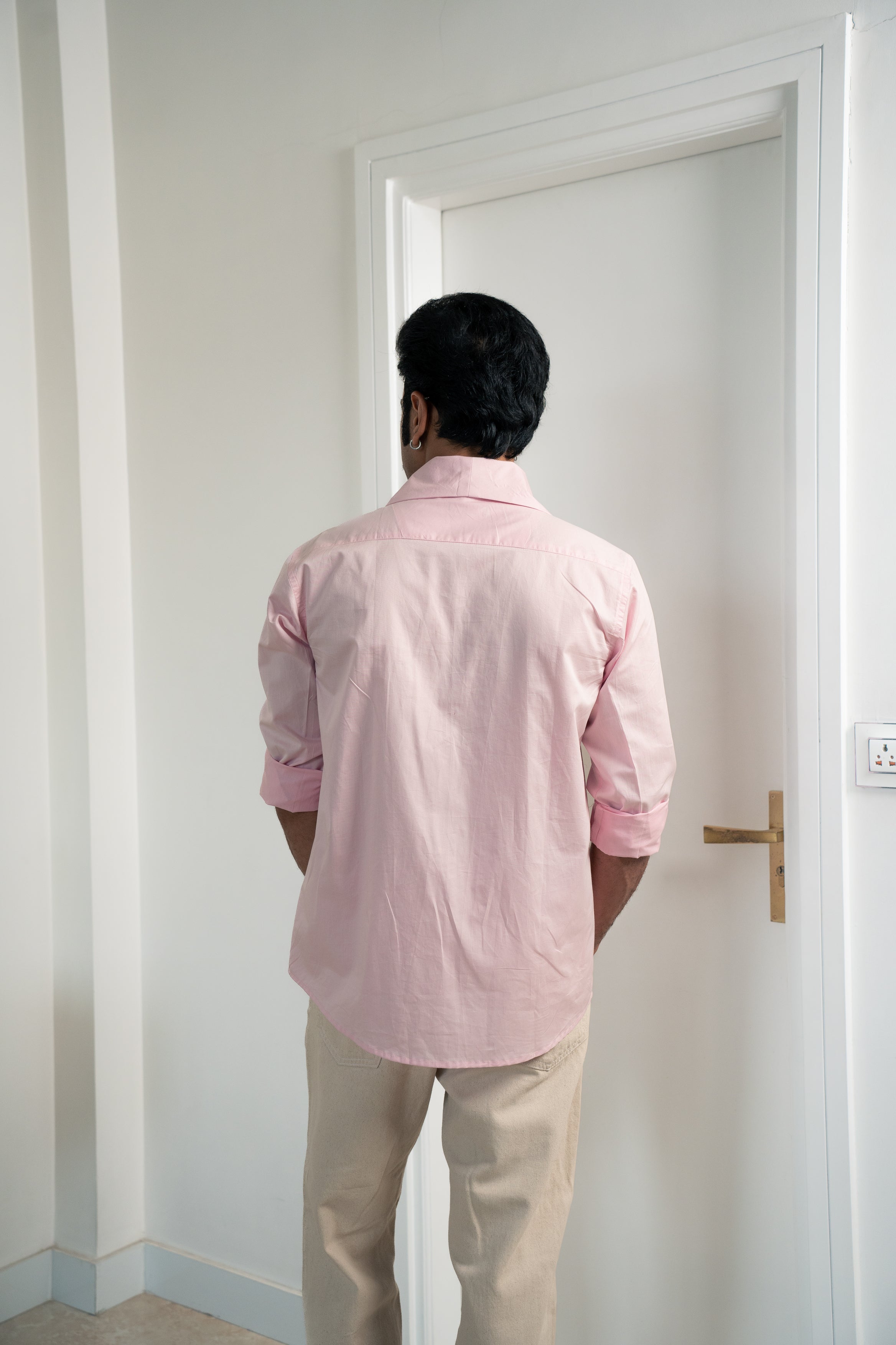 “The Icon” Pink in Giza Cotton Shirt