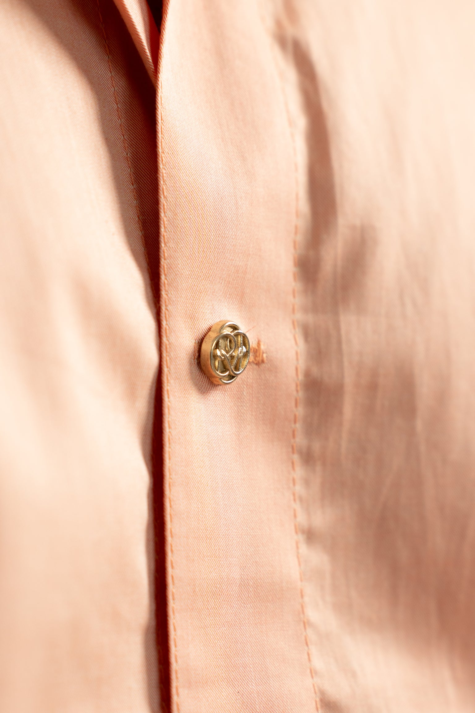 “Stardom” Orange Cotton Shirt