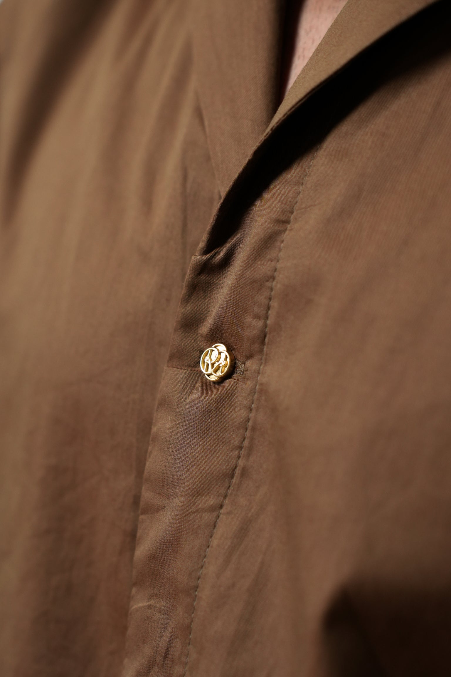 “The Icon” Brown in Giza Cotton Shirt
