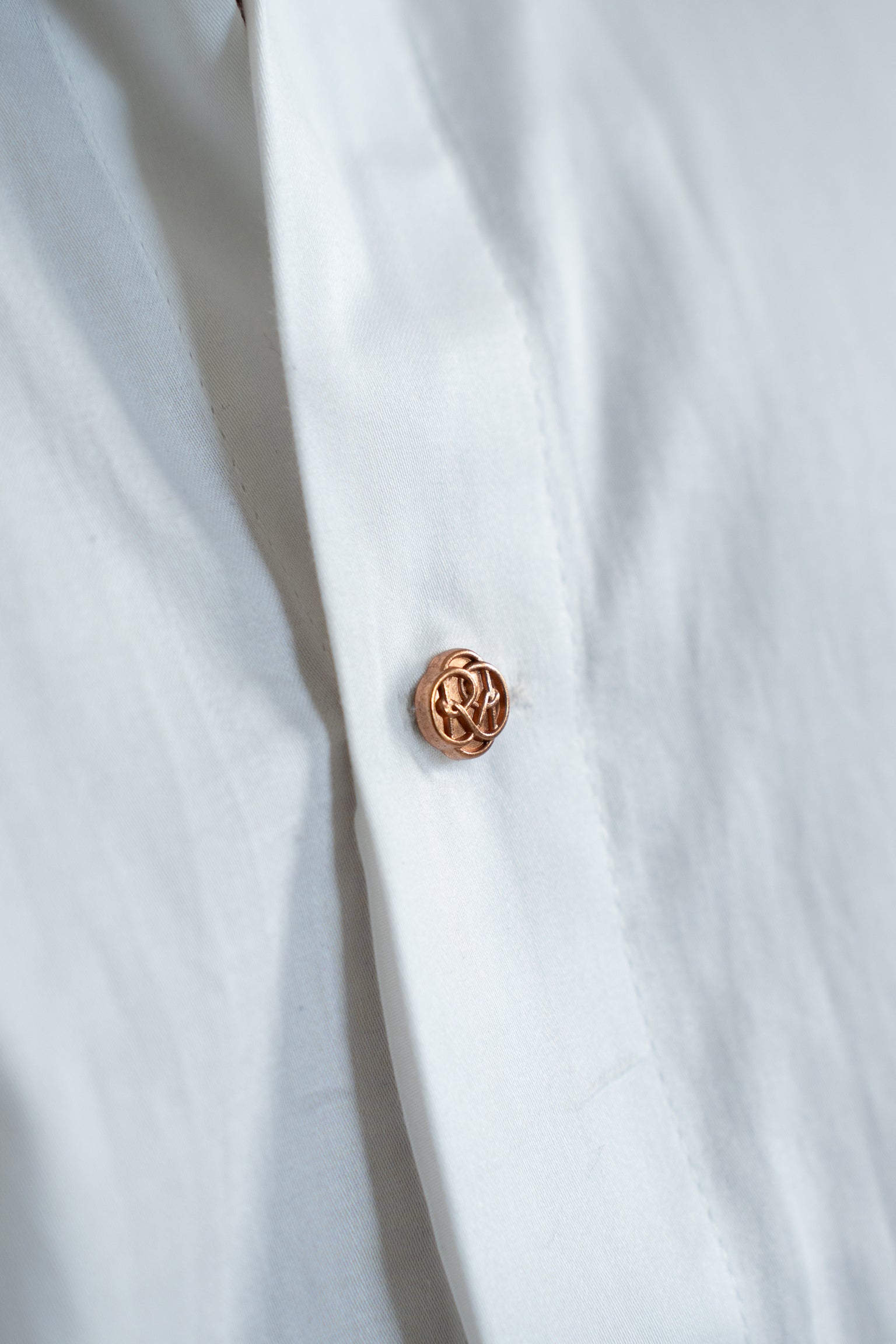 "Monaco" White Giza Cotton Shirt