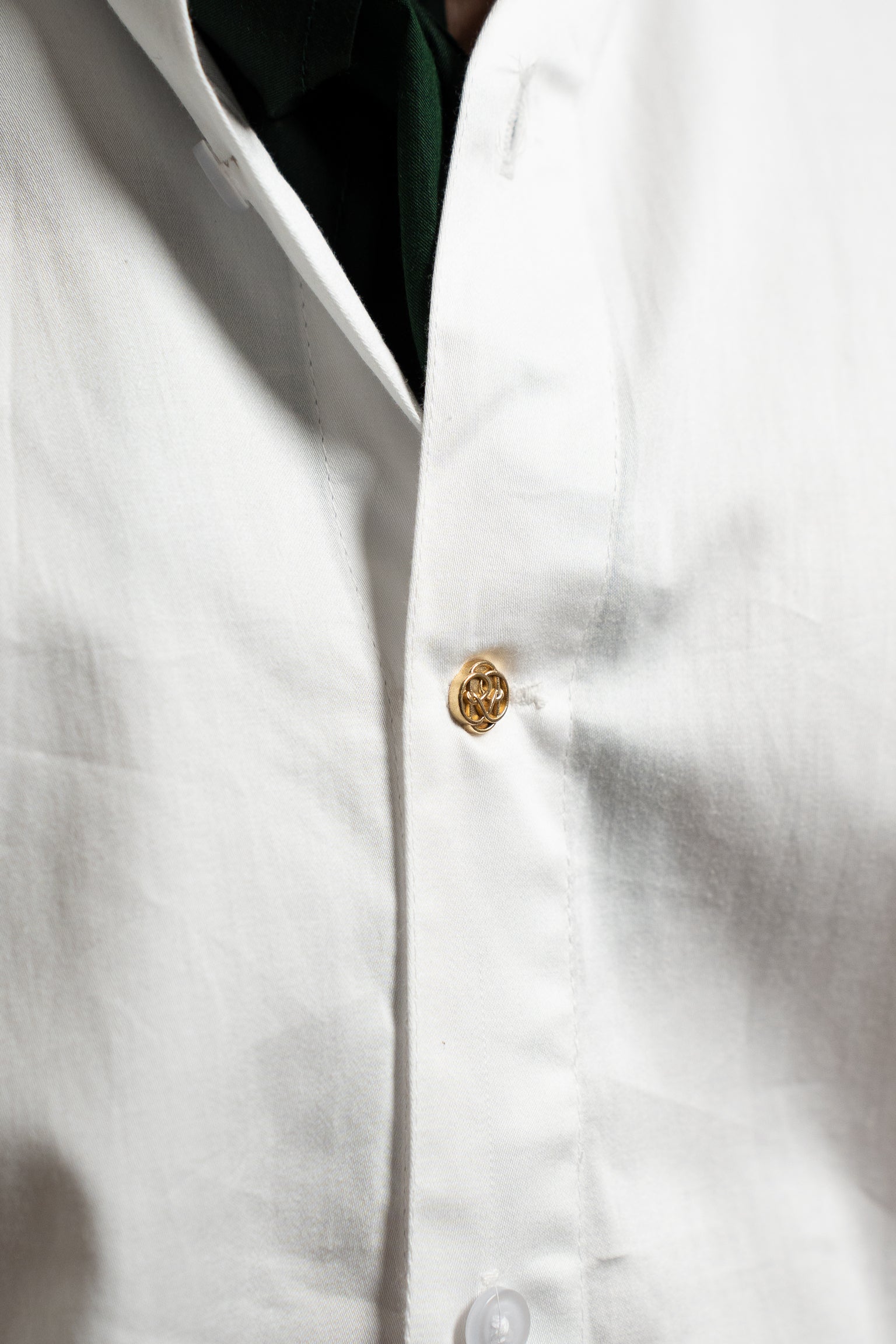 “Stardom” White Cotton Shirt