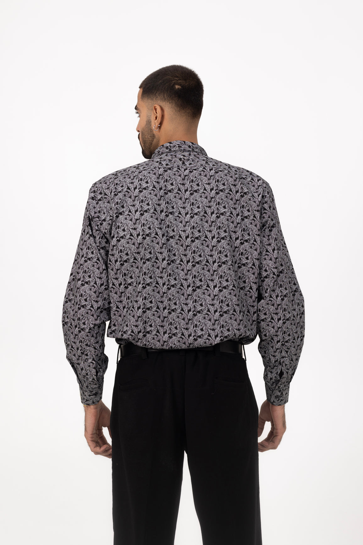 Dark Fall Printed Shirt in Cotton