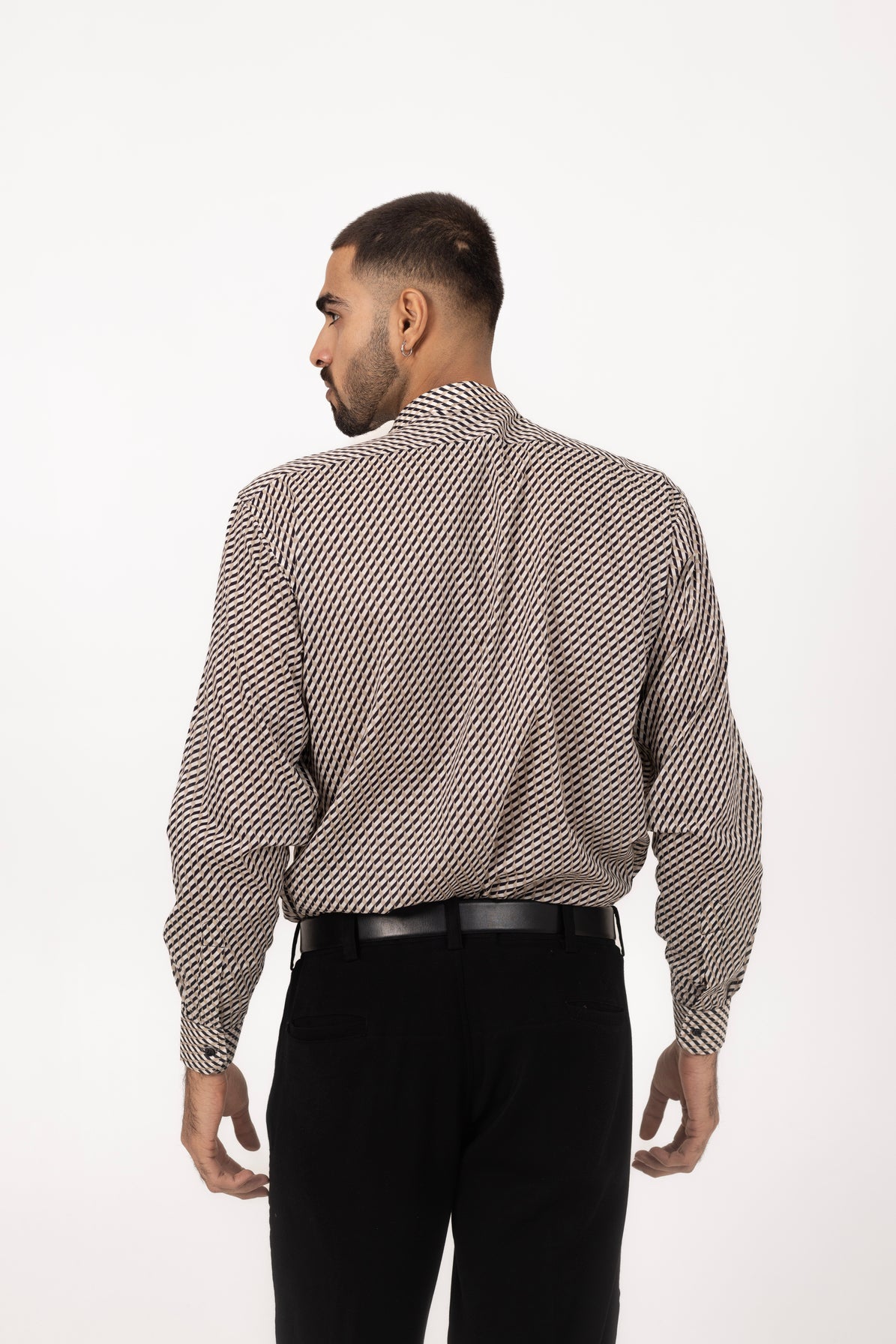 Cubism Printed Shirt in Cotton