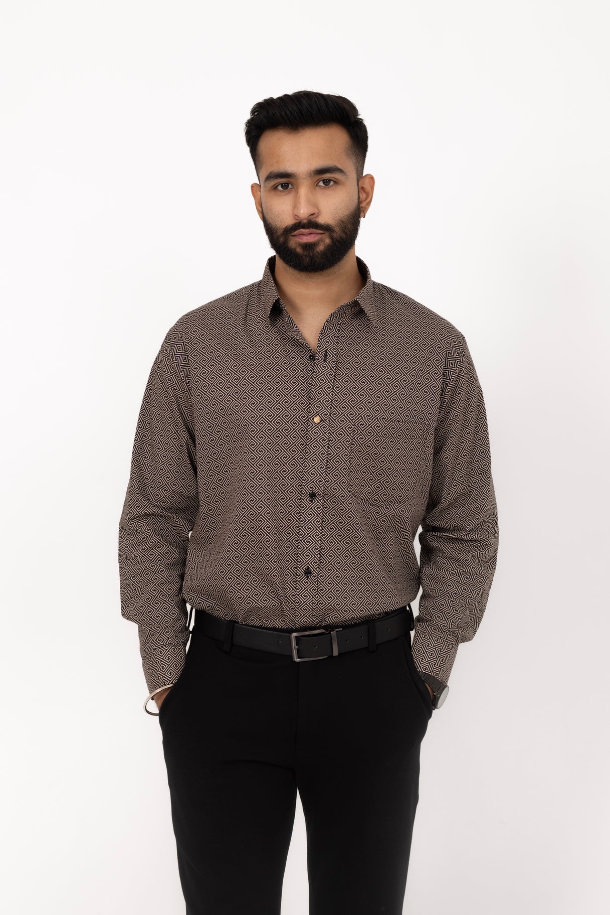 Hermosa Printed Shirt in Cotton