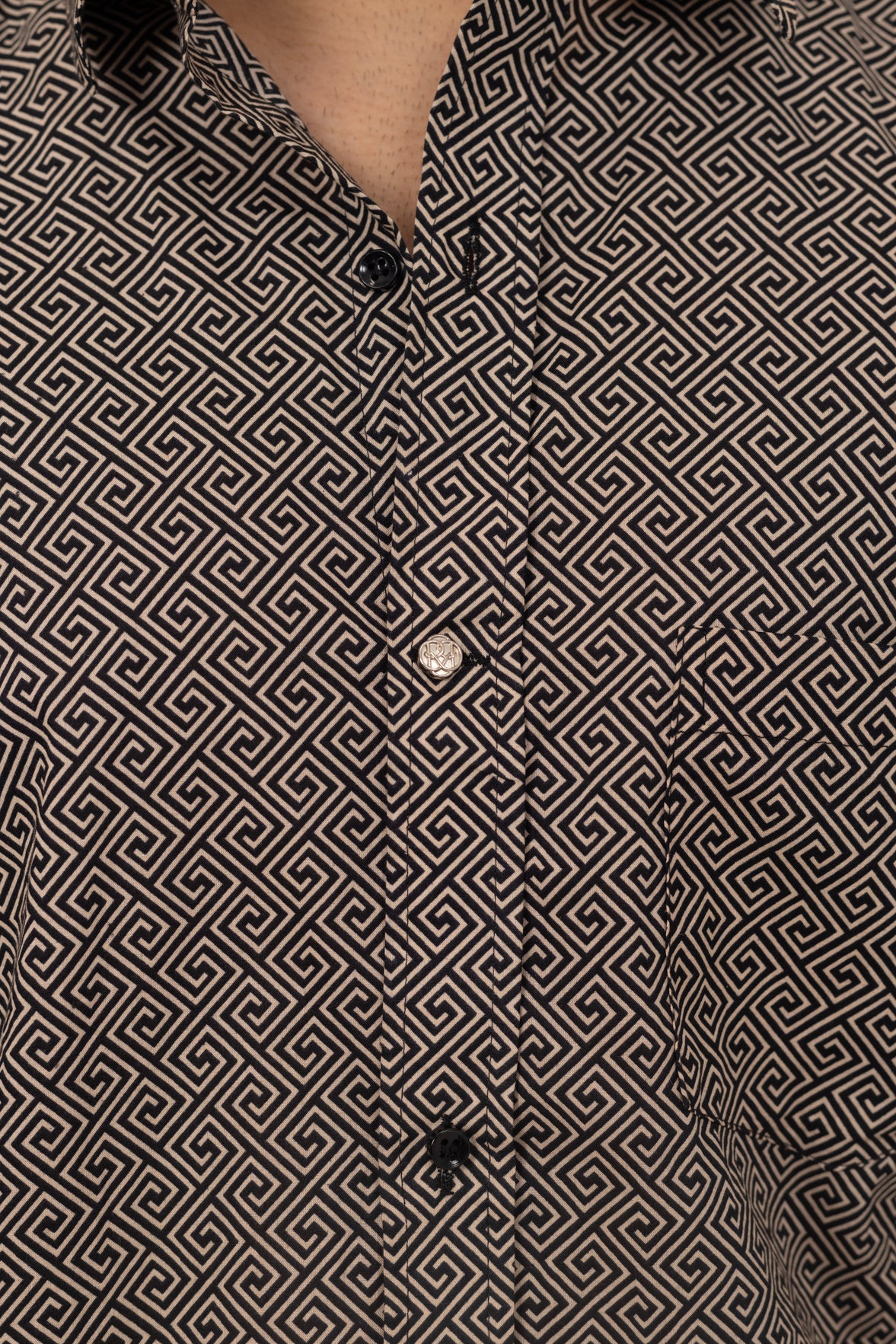 Hermosa Printed Shirt in Cotton