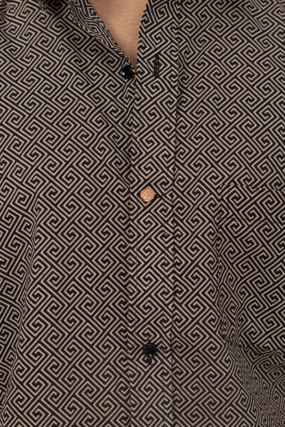 Hermosa Printed Shirt in Cotton