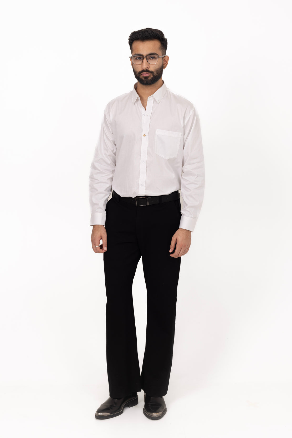 White Shirt in Giza Cotton