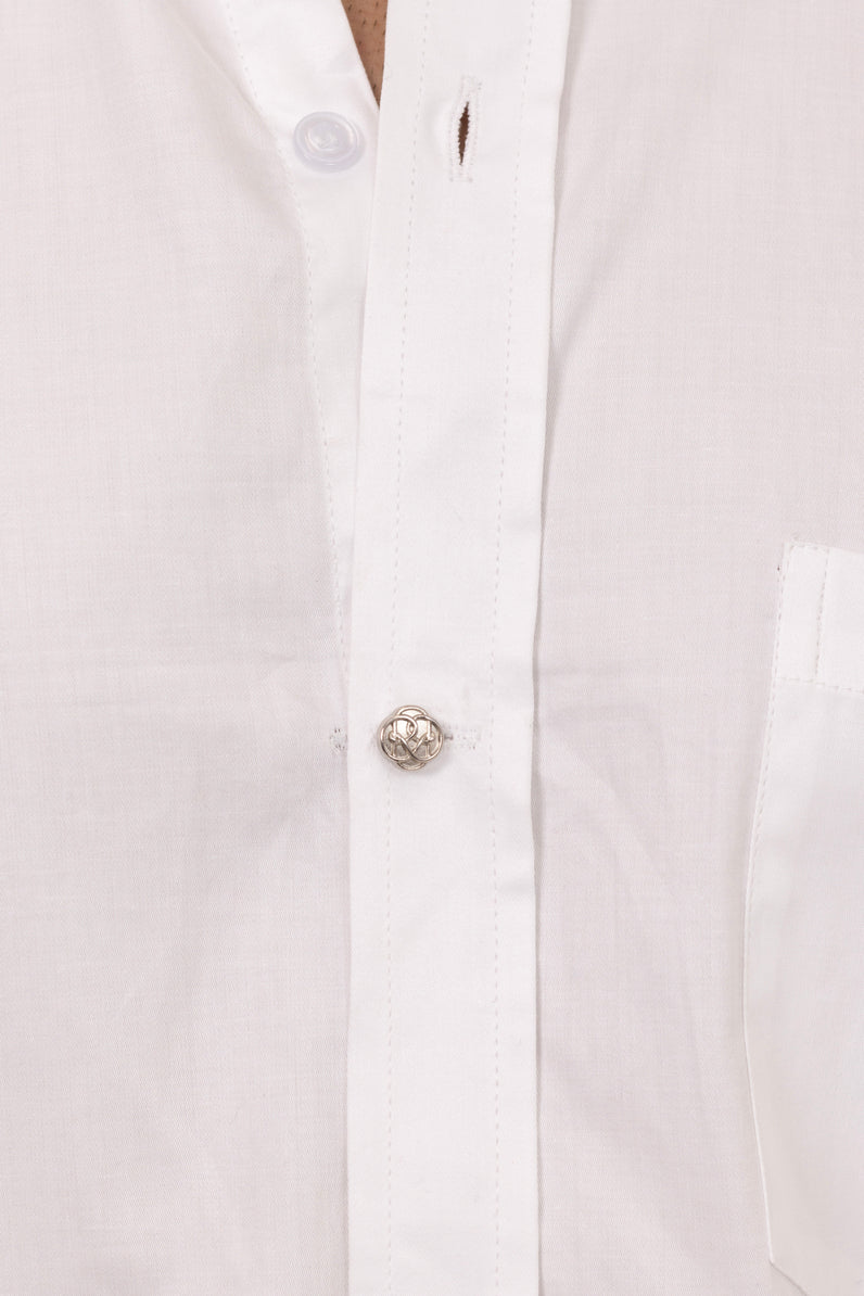 White Shirt in Giza Cotton
