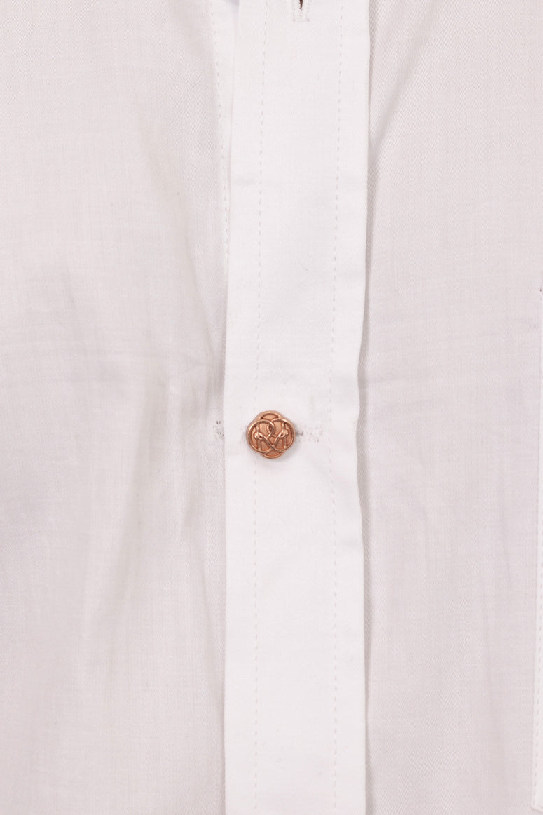 White Shirt in Giza Cotton