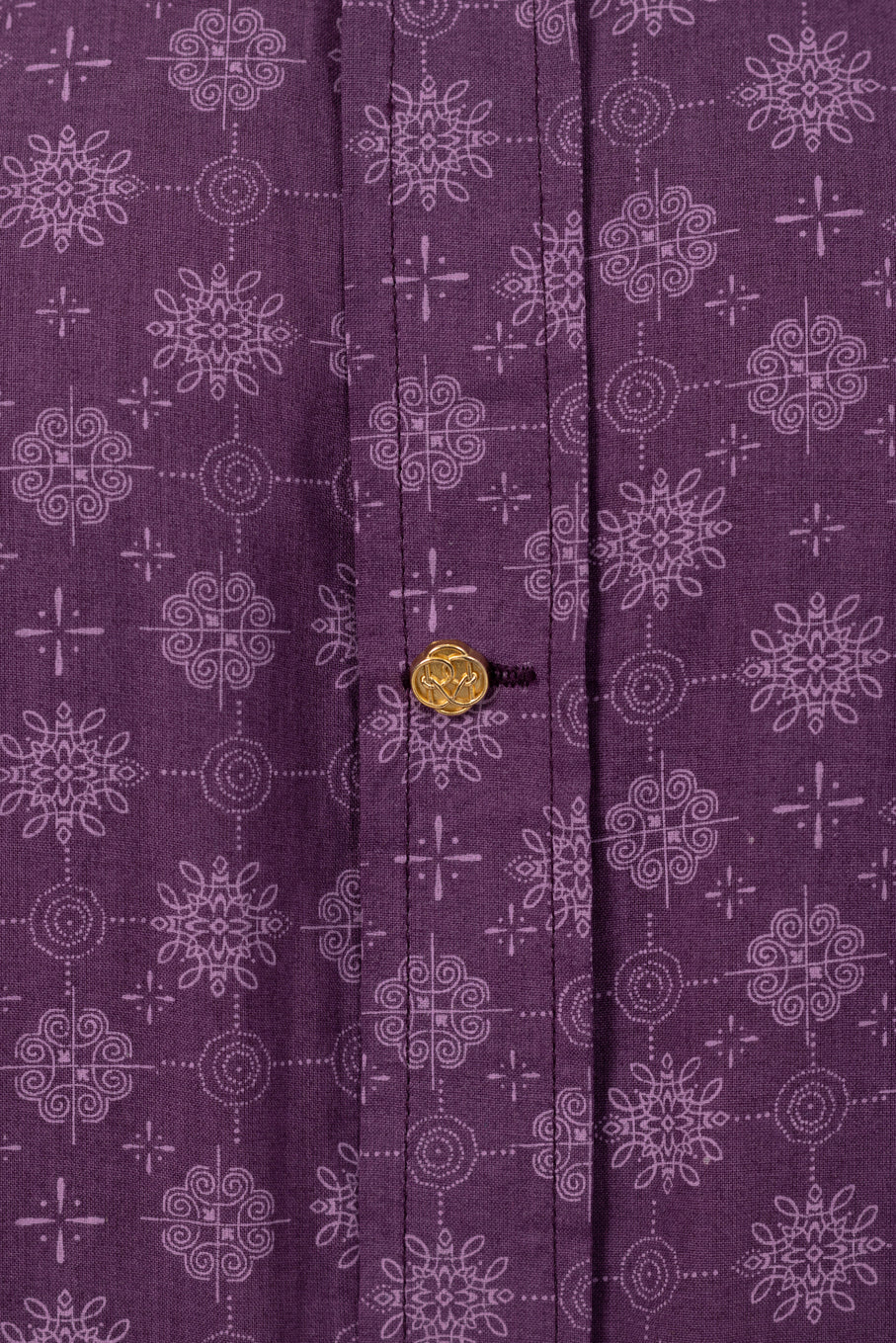 Purple Royale Printed Shirt in Cotton