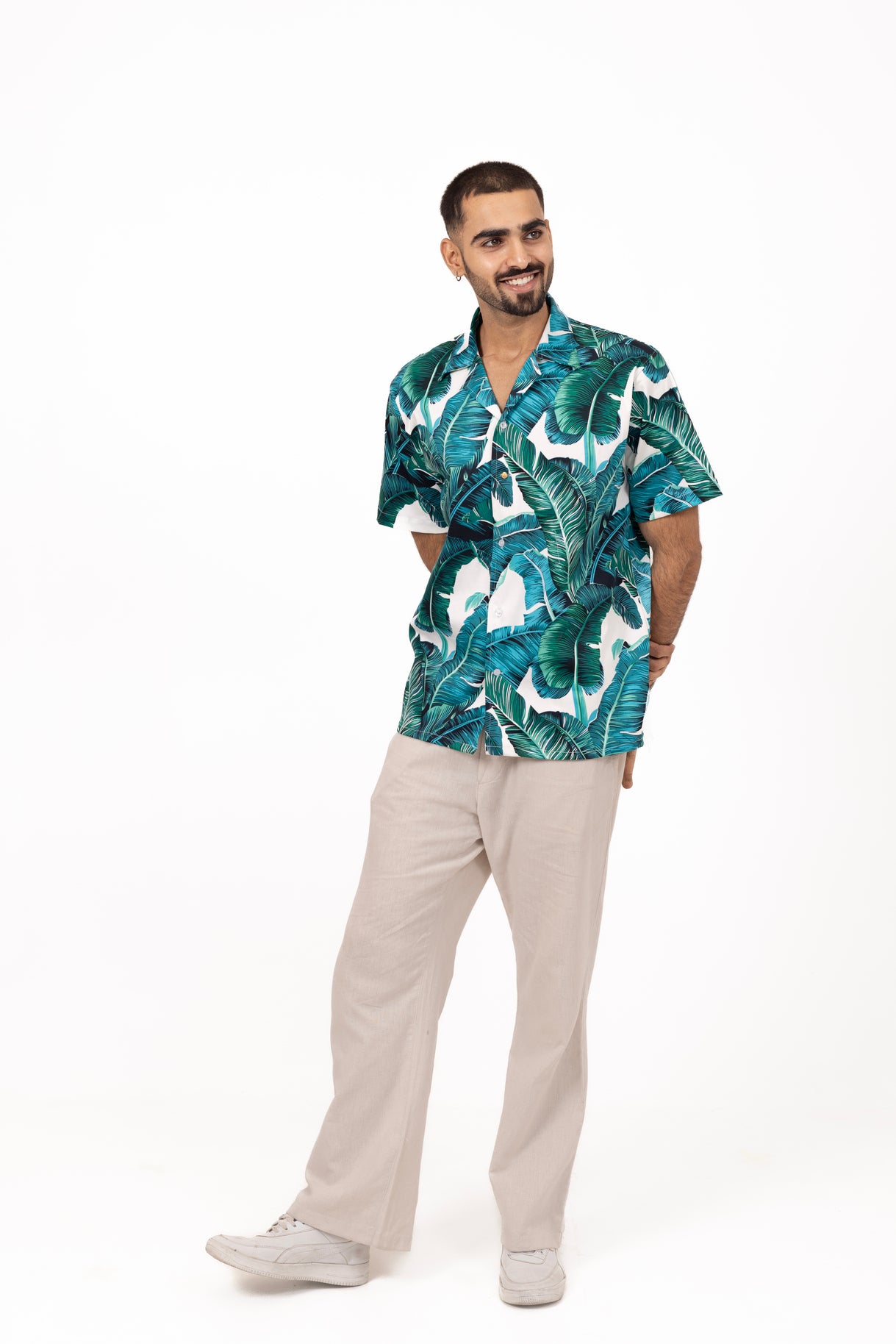 Palm Springs Printed Shirt in Cotton