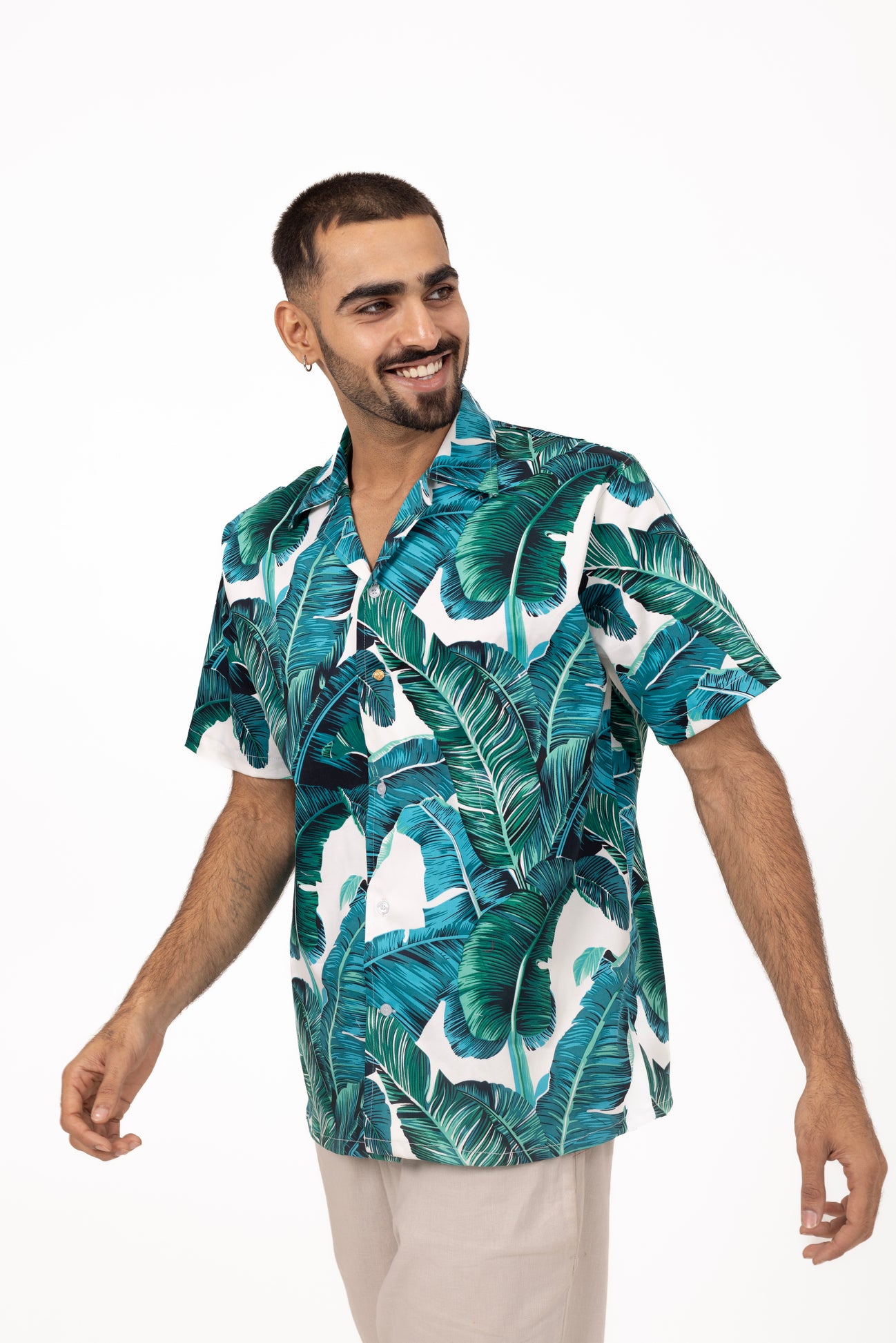 Palm Springs Printed Shirt in Cotton
