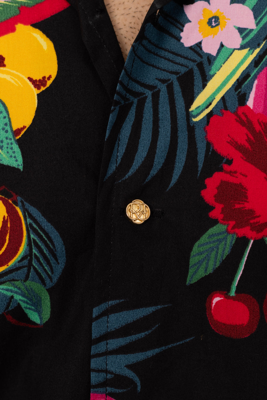 Hawaiian Night Printed Shirt in Cotton