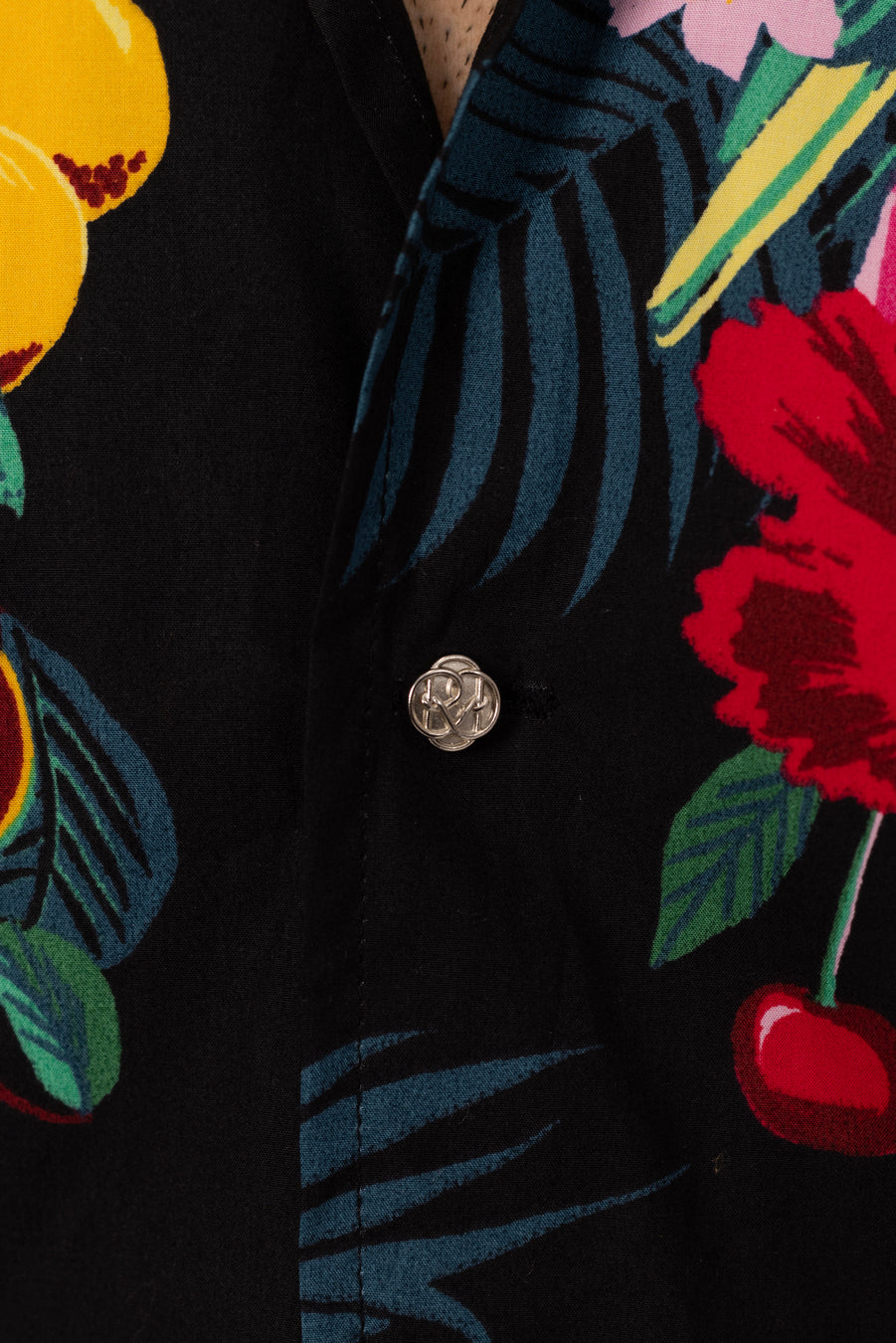 Hawaiian Night Printed Shirt in Cotton