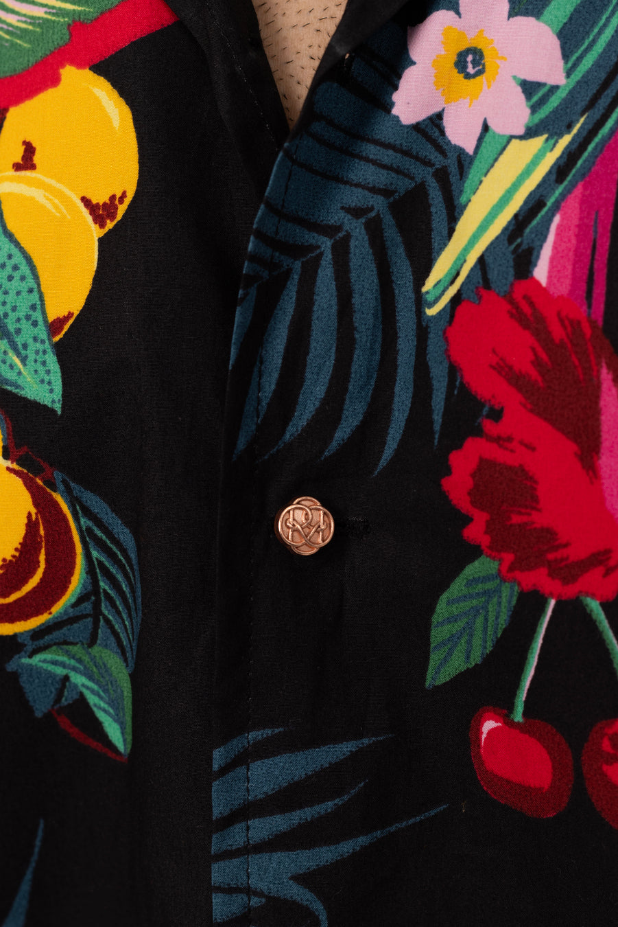 Hawaiian Night Printed Shirt in Cotton