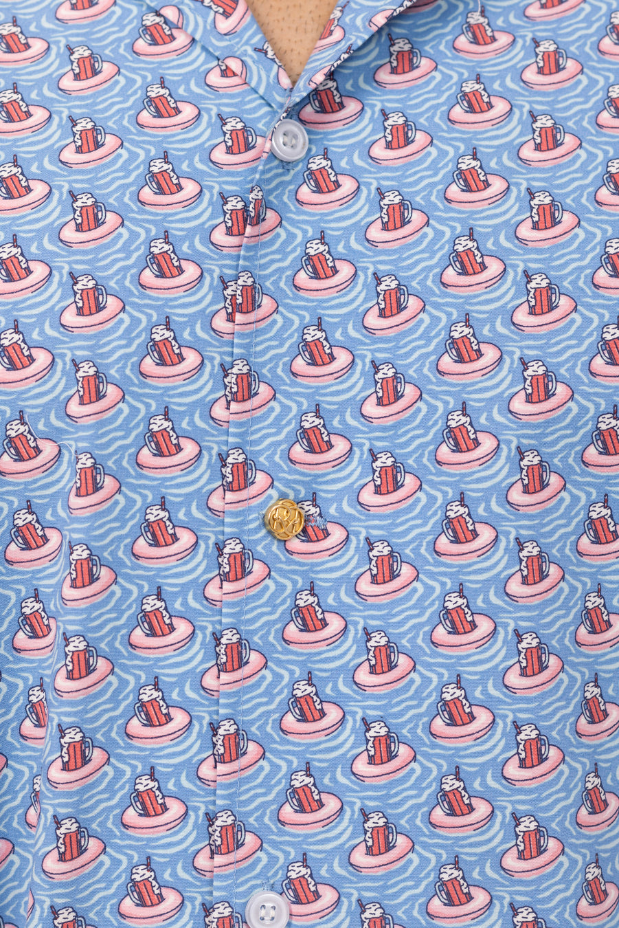 Drunk Pool Printed Shirt in Cotton